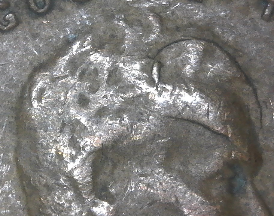 1957-D-Wheat-Cent-With-Nice-Huge-Retained-Interior-Die-Break-On-Head!